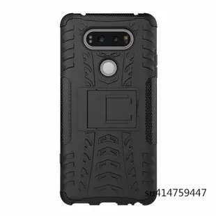 LG手機殼 LG V30S ThinQ手機殼 LG V20手機殼 輪胎紋 K20plus支架手機殼 K10硬殼防摔 Zone4保護殼