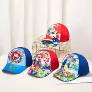 Super Mario Bros Kids Hat – Adjustable Cotton Cap for Boys & Girls 3–9