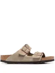 [Birkenstock] Arizona suede slip-on sandals 46 Narrow Neutrals