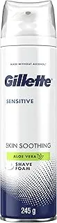 Gillette Sensitive Skin Soothing with a Touch of Aloe Vera Shaving Foam 245 g