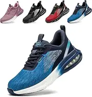 [TQGOLD] Safety Shoes Men's Work Shoes Women's Steel Cap Shoes Lightweight Breathable Protective Shoes Non-Slip Sporty Industrial Shoes