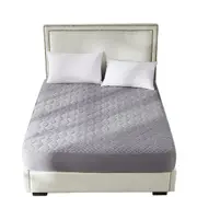 Bamboo Fibre Mattress Topper Protector King - Charcoal