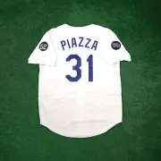 Mike Piazza 1993 Los Angeles Dodgers Mitchell & Ness Authentic Home White Jersey
