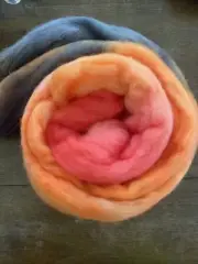 Almost Perfect The Lovers Tarot 2oz Hand Painted Wool Roving Chime