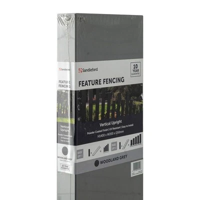 WA NEW Sandleford Feature Fencing Woodland Grey 1.4m Vertical Upright