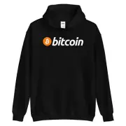 Bitcoin Logo Hoodie Sweatshirt Crypto Currency BTC Money Blockchain Trading Hodl