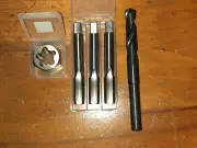 M16 x 1.0 RH HSS Hand Tap set Taper Inter bottom +HSS Hex Die Nut+tapping drill