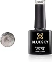 Bluesky Blossom 09 Sparkling Snow Drop Gel Polish 10 ml, Silver