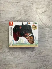 Super Mario Bros Wired Controller Nintendo Switch Bowser Edition No Cord Tested!