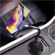 Bestrix Cup Phone Holder for Car, Cup Holder Phone Mount, Phone Holder for Car Universal for Iphone 11 Pro Xs XS MAX XR X 8 7 6S plus SE, Galaxy S10 5G S10 S10E S9, LG, Pixel, HTC and All Smartphones