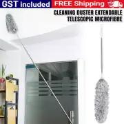 CLEANING DUSTER EXTENDABLE TELESCOPIC MICROFIBRE FOR STAINLES STEAL POLE