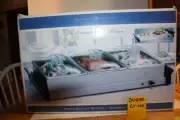 Bella Cucina Triple Buffet Server and Warming Tray Brand New In Box