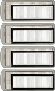 4 Pack HEPA Filter Replacement Parts Compatible for NARWAL T10 J1 J2 Robot Vacuum Cleaner Accessories