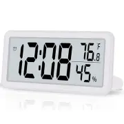 4X(Digital Alarm Clock,Desk Clock,Battery Operated LCD Electronic Clock4207