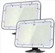 100W Commercial Grade LED Flood Light 2 Pack Super Bright/Warm White NEW
