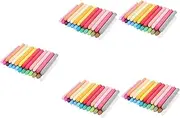 TEHAUX 5sets Chalk for Chalkboard Liquid Chalk Markers Non-toxic Chalk for Boys and Girls Art 48pcs*5