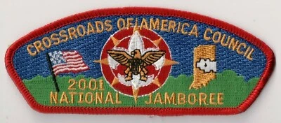BSA, Crossroads of America Council CSP, Indiana, 2001 Jamboree JSP
