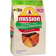 Mission Chilli and Lime Corn Chips Pack 230g