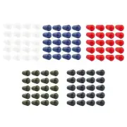 20Pcs Toggle Clips Cord Ends Bell Stoppers for Paracord Sportwear Backpack
