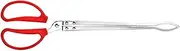 Amagogo Crab Grabbing Tool for Live Crabs, Multi-Use Seafood Clip in Stainless Steel, Curved Tip