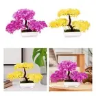 Artificial Bonsai Potted Ornamental Plant Fake Decorative Plants for Shelf