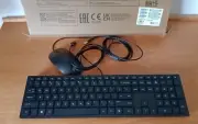 HP TPC-C003K / TPC-C002M USB Black Cheddar Wired Keyboard W/Mouse - New in Box