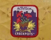 ~ Atari Video Game Vintage 80's Activision Patch -- Crackpots ~
