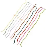 Toddmomy 10Pcs Whelping Collars for Newborn Puppies and Kittens Pet Identification Soft Woolen Yarn Easy to Use for Tracking Newborn Pets