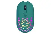 Bonelk M-270 Wireless Bluetooth USB-C RGB 4D Mouse 1200DPI For PC Emerald Green