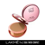 Lakme 9 To 5 Dual Finish Wet & Dry Compact - 38 Walnut