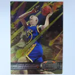 ~ CHRIS MULLIN ~1997-98年METAL UNIVERSE金屬設計.綠寶紅寶原型卡.NBA球員卡