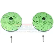 GPM Alum +6mm Hex w/ Brake Disk & w/ Silver Lining (4Pcs) Green : Infraction