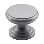 3039 Cupboard Knob Flat Satin Chrome D25xP20mm