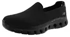 SKECHERS WOMEN'S GO WALK GLIDE-STEP FLEX 124806/BBK SLIP ON WALKING SHOES