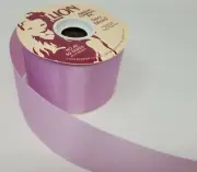 NEW VTG Lion Offray Iris Purple Acetate Craft Ribbon 2-5/8" x 50 YDS Roll # 40