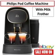 Philips Coffee Machine w/ Milk Frother Pod Capsule Maker Nespresso Compatible