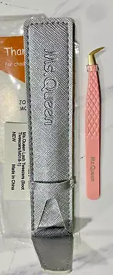 M018-1 and M018-10 MsQueen 2 Lash Tweezers for Eyelash Extensions Professional