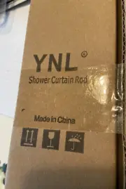 YNC Tension Rod 34”-52” SS Brushed Gold. (38)