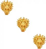 FUNOMOCYA 3pcs Garden Wall Fountain Outdoor Fountain Large Villa Head Backyard Water Feature