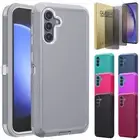 For Samsung Galaxy S23 FE Heavy Duty Phone Case Cover + Privacy Screen Protector