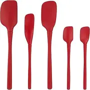 Tovolo Flex-Core All Silicone Spatula Set 5 - Cayenne