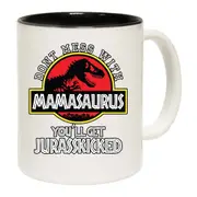 Dont Mess With Mama Mum Mother Dinosaur Dino Mug Cup