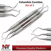 Periodontal Columbia Curettes Supra and Subgingival Dental Calculus Removers