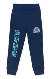 $90 - BILLIONAIRE BOYS CLUB BB Future Spaceman Sweatpants in Blue Kids 9/10
