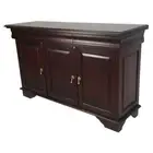 Solid Mahogany Wood Side Board 2 or 3 Drawers Buffet Antique Reproduction Design