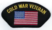 COLD WAR VETERAN HAT PATCH US ARMY MARINES NAVY AIR FORCE USCG PIN UP USA FLAG