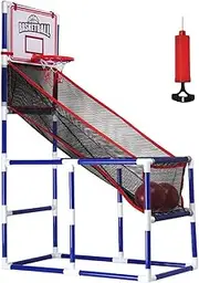 Basketball Set for Kids - Games Sport Toys | Kid Home Basketballs Court Shootings Game, Kid's Machine for Indoor Arcade Practice Improves Scoring Accuracy Sports Toy Outdoor