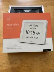 Robin Best Digital Clock Desk Custom Alarms Day Wall Memory Dementia Black NEW