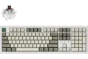 Keychron K10 Max QMK Hot-Swappable White Wireless Mechanical Keyboard - Brown Switch [KBKCK10MP3]