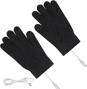 [Generic] USB Heated Mittens - Winter Rechargeable Mittens, Full Finger USB Mittens, Fast Heating Mittens with USB Charging - Hand Warmers for Seasonal Sportswear